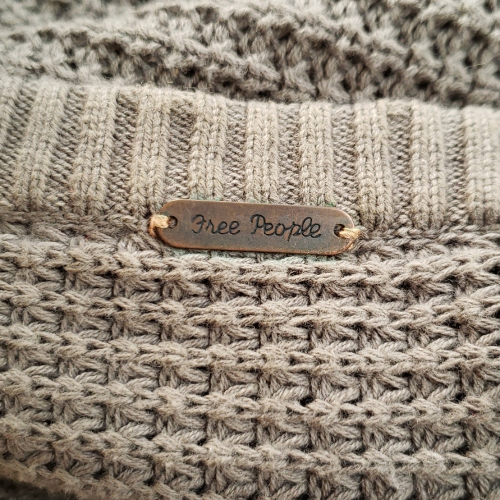 Free People Moonshine V Cold Shoulder Sweater - Picture 8 of 8